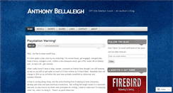 Desktop Screenshot of anthonybellaleigh.wordpress.com