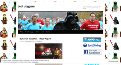 Desktop Screenshot of jedijoggers.wordpress.com