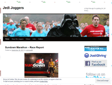 Tablet Screenshot of jedijoggers.wordpress.com