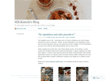 Tablet Screenshot of milkimchi.wordpress.com