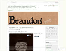 Tablet Screenshot of brandonblog.wordpress.com