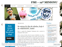 Tablet Screenshot of fmiminionu.wordpress.com