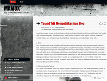 Tablet Screenshot of mamox.wordpress.com