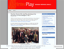 Tablet Screenshot of interplaymonmornemail.wordpress.com