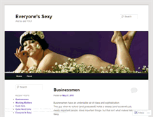 Tablet Screenshot of everyonessexy.wordpress.com