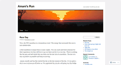 Desktop Screenshot of amanisrun2.wordpress.com