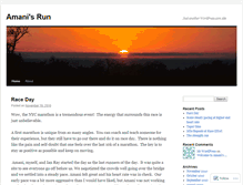 Tablet Screenshot of amanisrun2.wordpress.com