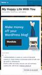 Mobile Screenshot of myhappylifewithyou.wordpress.com