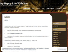 Tablet Screenshot of myhappylifewithyou.wordpress.com