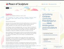 Tablet Screenshot of peaceofsculpture.wordpress.com