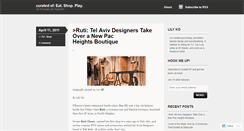 Desktop Screenshot of curatedsf.wordpress.com