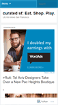Mobile Screenshot of curatedsf.wordpress.com