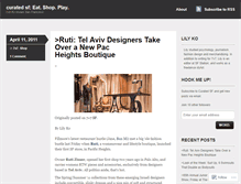 Tablet Screenshot of curatedsf.wordpress.com