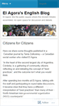 Mobile Screenshot of elagoraenglish.wordpress.com