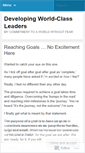 Mobile Screenshot of lifesuccessleslie.wordpress.com