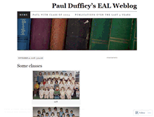 Tablet Screenshot of pauldufficy.wordpress.com