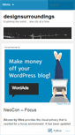 Mobile Screenshot of designsurroundings.wordpress.com