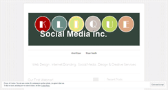 Desktop Screenshot of kliquesocialmedia.wordpress.com