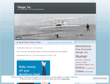 Tablet Screenshot of hangarinc.wordpress.com