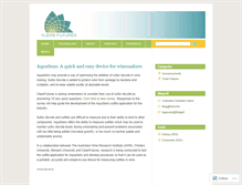 Tablet Screenshot of cleanfutures.wordpress.com