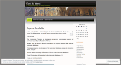 Desktop Screenshot of easttowest.wordpress.com