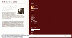 Desktop Screenshot of hollyrosereview.wordpress.com