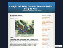 Tablet Screenshot of colegiodelreloj.wordpress.com