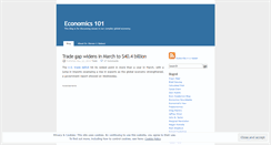 Desktop Screenshot of economic101.wordpress.com