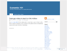 Tablet Screenshot of economic101.wordpress.com
