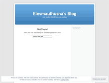 Tablet Screenshot of elesmaulhusna.wordpress.com