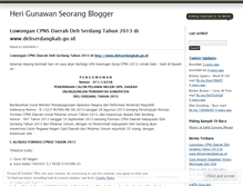 Tablet Screenshot of herigunawan.wordpress.com