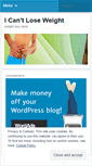 Mobile Screenshot of icantloseweight.wordpress.com