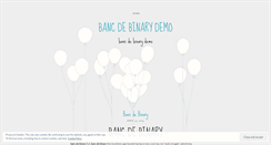 Desktop Screenshot of pro.bancdebinarydemo.wordpress.com