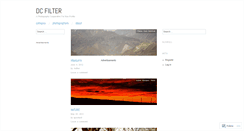 Desktop Screenshot of dcfilter.wordpress.com