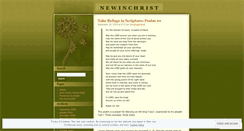 Desktop Screenshot of newinchrist.wordpress.com