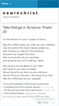 Mobile Screenshot of newinchrist.wordpress.com