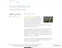 Tablet Screenshot of evandiakow.wordpress.com