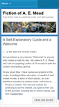 Mobile Screenshot of fictionofaemead.wordpress.com
