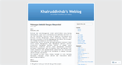 Desktop Screenshot of alwashliyah.wordpress.com