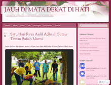 Tablet Screenshot of dekatdihati.wordpress.com