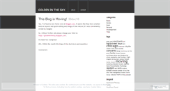 Desktop Screenshot of goldeninthesky.wordpress.com