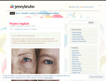 Tablet Screenshot of jennybruhn.wordpress.com