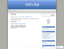 Tablet Screenshot of josefbetancourt.wordpress.com