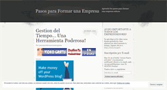 Desktop Screenshot of pasosparaformarunaempresa.wordpress.com