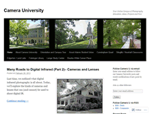 Tablet Screenshot of camerau.wordpress.com