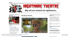 Desktop Screenshot of nightmaretheatre.wordpress.com