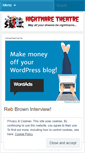 Mobile Screenshot of nightmaretheatre.wordpress.com