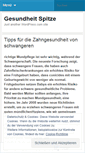 Mobile Screenshot of gesundheitspitze.wordpress.com