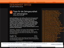 Tablet Screenshot of gesundheitspitze.wordpress.com