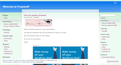 Desktop Screenshot of freeestuff.wordpress.com